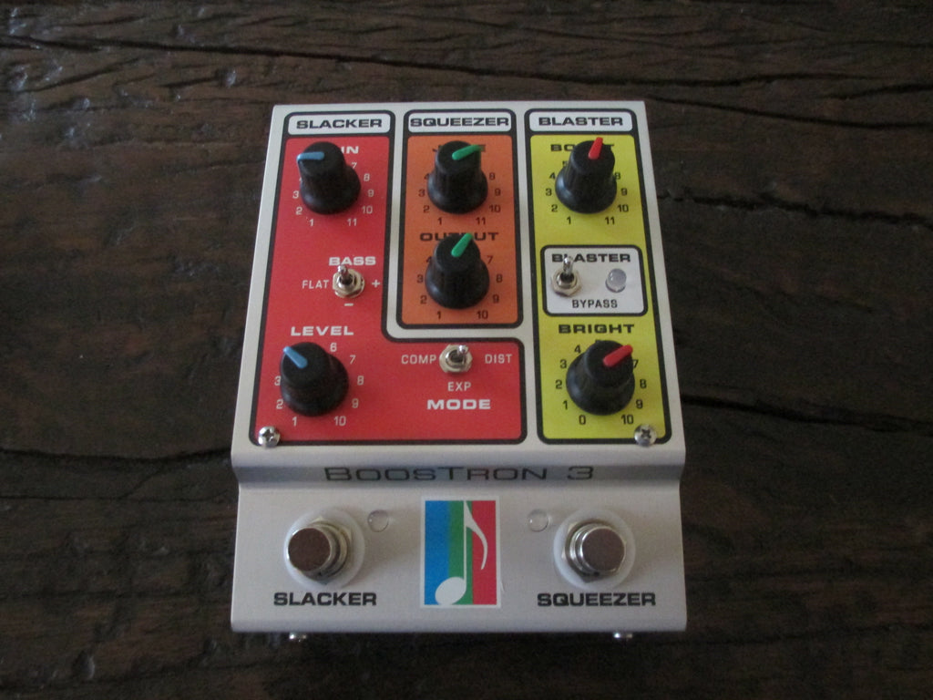 Amazing Mu-FX Boostron 3. Three-in-one pedal. Brand new.