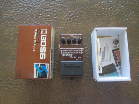 BOSS OC-3 Super Octave Pedal. FLAWLESS Condition.