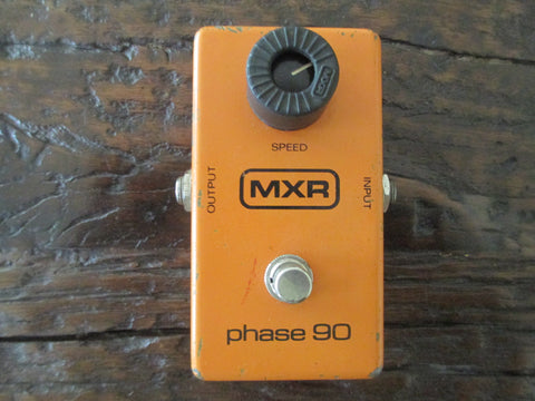 1980 '80 MXR Phase 90 "Block" Logo. Incredible Vintage Phaser With Box.