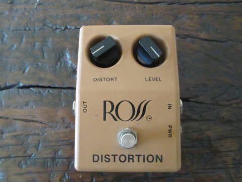 Vintage 1970s '70s Ross Distortion Overdrive Pedal. Cool Vintage Tone.