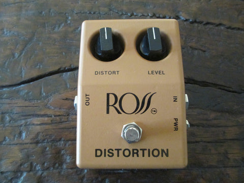 Vintage 1970s '70s Ross Distortion Overdrive Pedal. Practically Flawless!