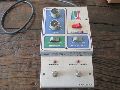 Vintage '70s 1970s Mu-Tron Mutron Musitronics Octave Divider. The legend!
