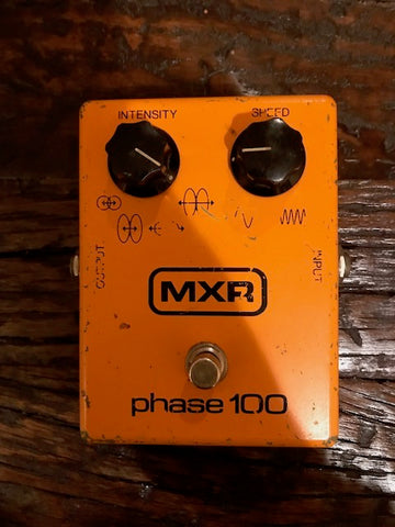 Buttery, Shimmery, Vintage 1977 '77 MXR Phase 100 phaser pedal